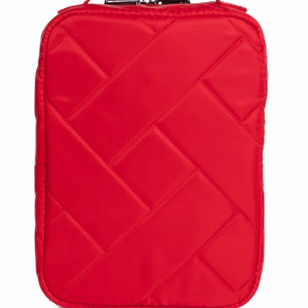 Lug Wingback Hanging Toiletry Case~Poppy Red~NEW unopened packaging